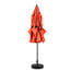 Parasol à 3 niveaux en aluminium 10 pi pour pelouse - Pour la piscine, la cour arrière orange, la terrasse de la piscine-942431345