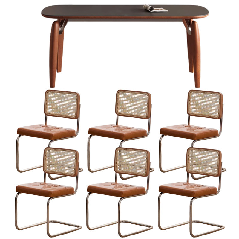 Ensemble de table de salle à manger Delicate, 29.52"H x 55.11"L x 31.49"W