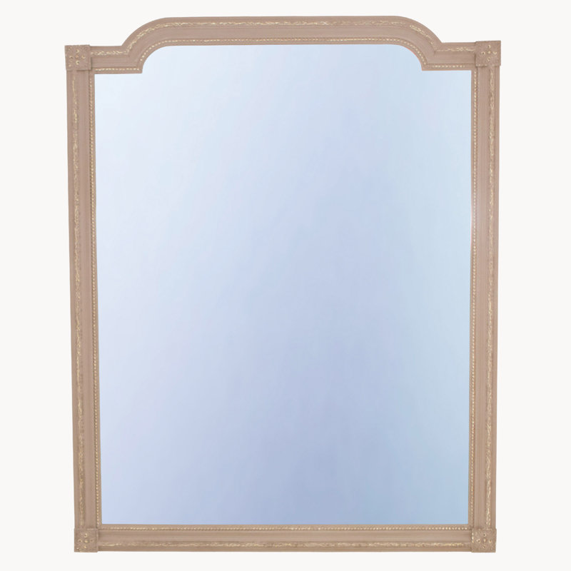 Gabriela Flat Wood Framed Wall Mounted Accent Mirror