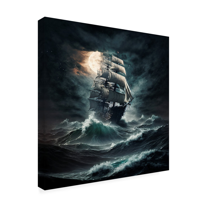 «Fantasy The Flying Dutchman 13», impression sur toile, H 14 po x l 14 po x P 2 po