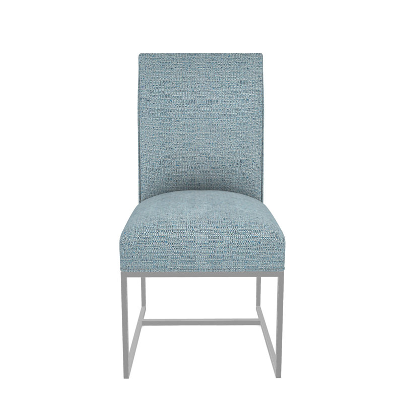 Colton Side Chair, Polyester Blend Tuck Cobalt