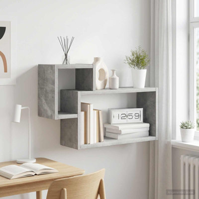  Wall Shelf with Shelf Wall-mounted with Storage Engineered Wood Home