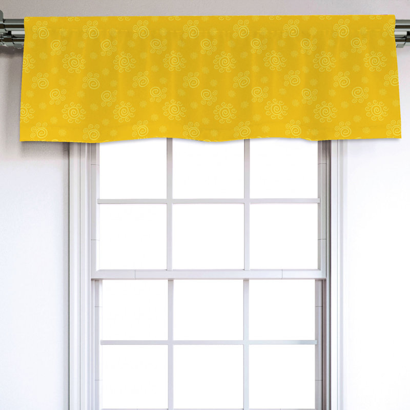 Sateen Ruffled Window Valance