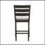 Ensemble de 2 tabourets de bar de style contemporain à finition grise