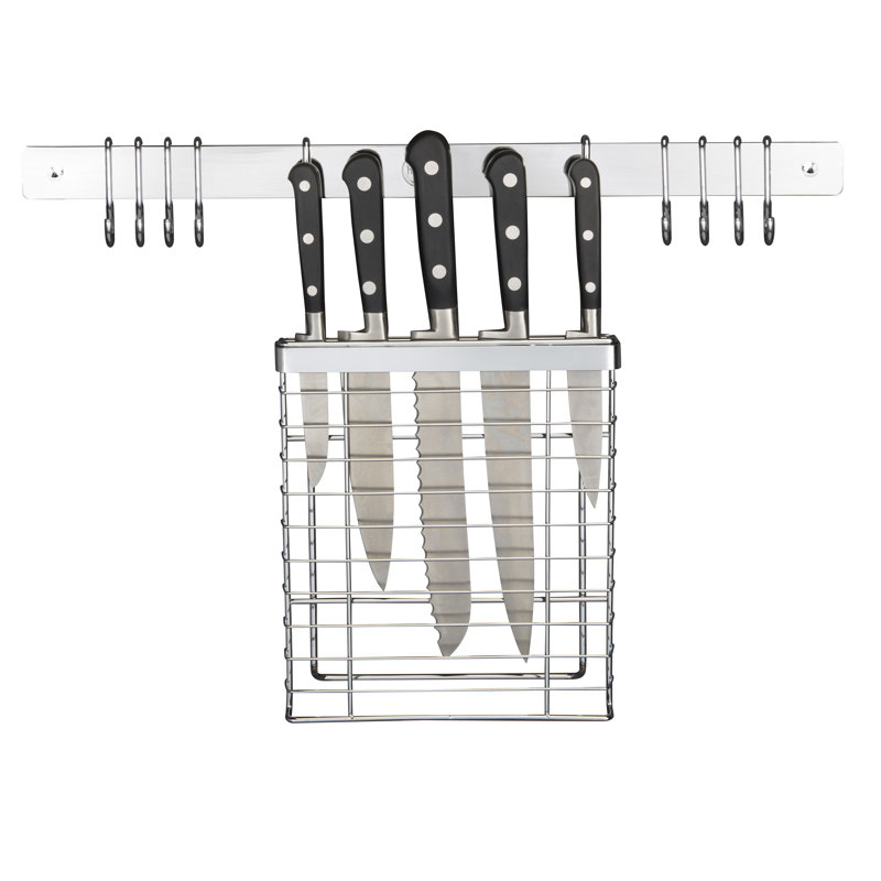 Metal Utensil Crock, Black