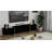 TV Console With Storage Cabinets, Remote Control, APP Control LED TV Stand, Full RGB Colour Selection, 31 Modes Changing Lights Modern Entertainment Centre (Black, For 75 Inches TV)