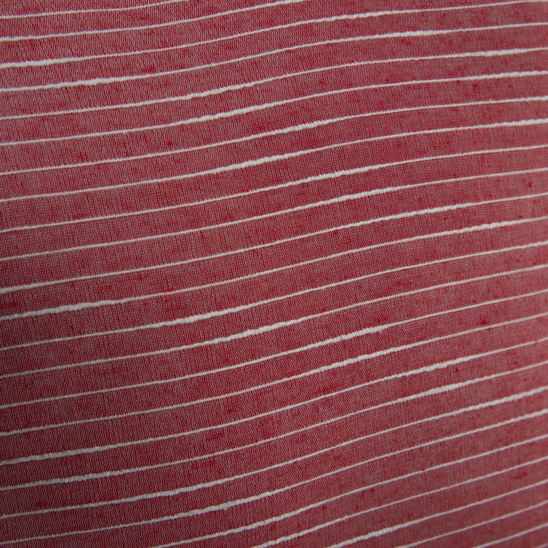 Jeté en mélange de coton, Polyester, Rouge