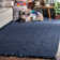 Royce Farmhouse Handmade Tufted Chunky Jute Navy Blue Rug