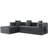 Modular Sectional Sofa with L-Shape Chaise and Boneless Deep Seat Design