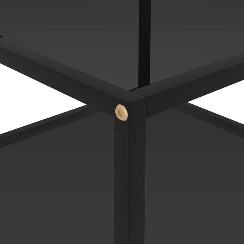 Table basse Frame, Noir, H 13,8 po x L 23,6 po x l 23,6 po, Noir