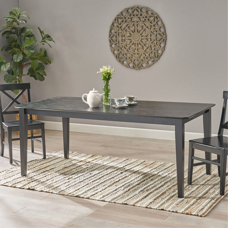 Table à manger avec pieds carrés
