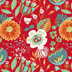 Red/Green/Orange/Floral