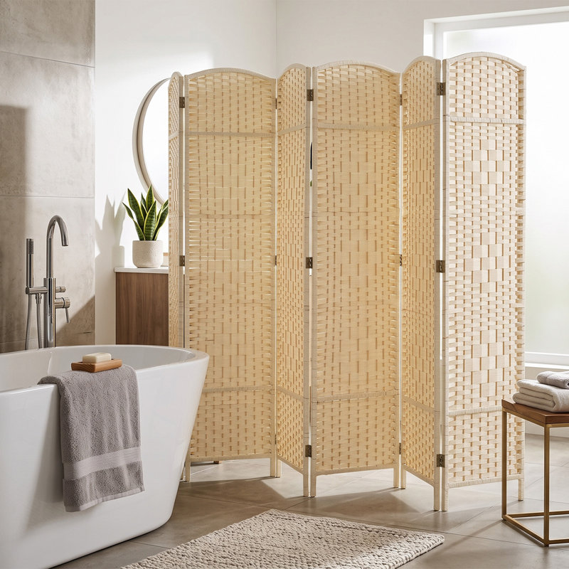 240 cm W x 170 cm H 6 - Panel Folding Room Divider