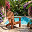 Chaise Adirondack pour enfant en bois de pruche de l 19 po x P 19,5 po x H 24 po Joywood