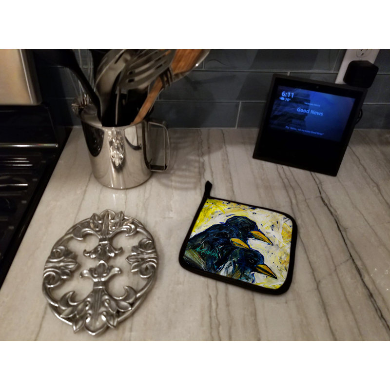 Caroline's Treasures Martin Welch New Artwork Polyester Potholder Set
