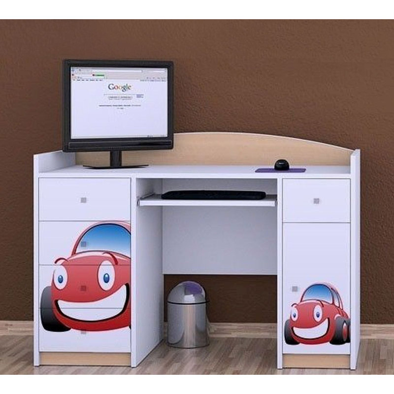 Mitzi 125cm Computer Desk, Beige