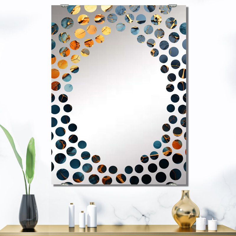 Cornell - Miroirs muraux décoratifs abstraits MIR137645, 40 po x 30 po