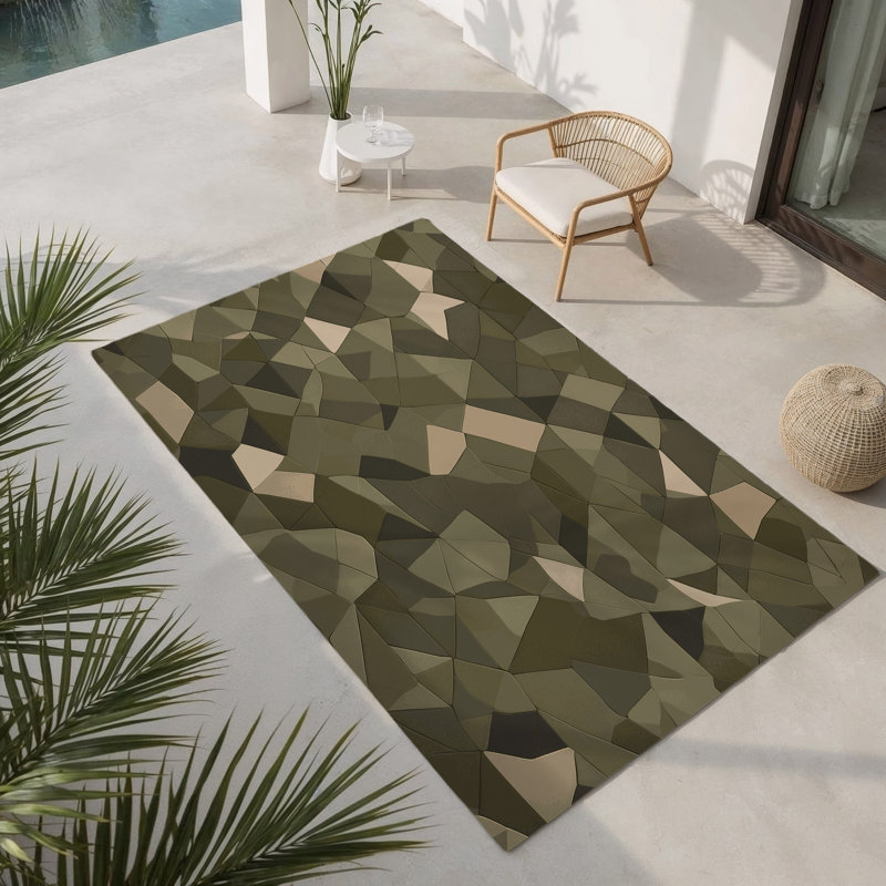 Tapis intérieur et extérieur Vector Ridge, Rectangle 9 pi x 12 pi