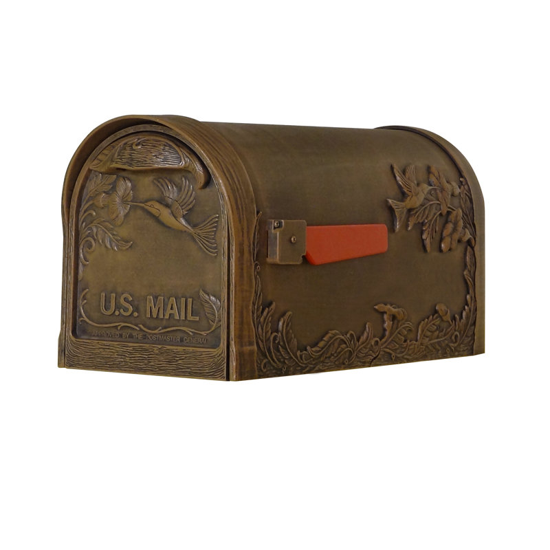 Boîte aux lettres fixée sur piquet Hummingbird, Cuivre, Oui