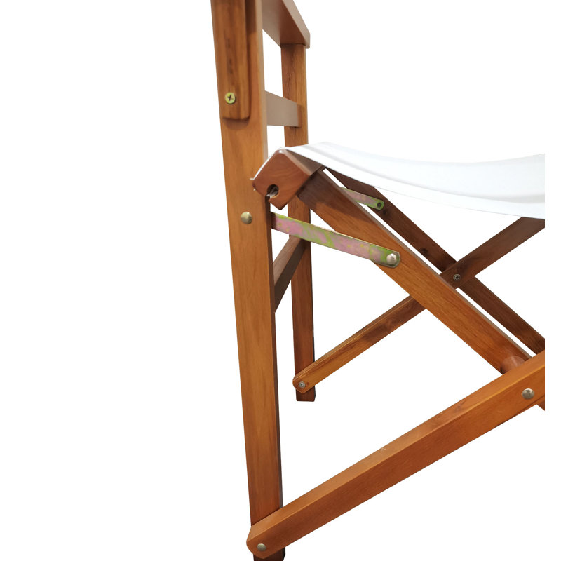 Chaise pliante en bois massif Mashawn