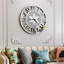 Phobos Crushed Diamond Glass Wall Clock