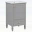 Meuble-lavabo 20 po avec lavabo en céramique-129226191