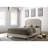 Copper Beige Upholstered Eastern King Panel Bed