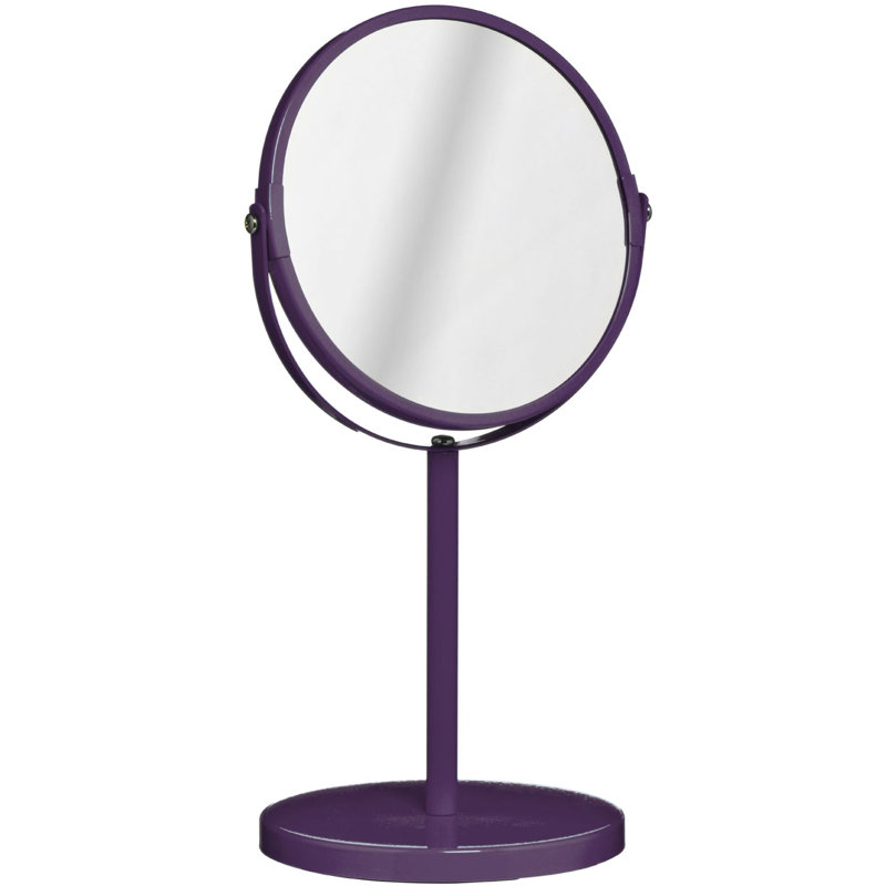 Kateri Metal Flat Mirror, Purple
