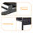Twin Size Brown Bed Frame With Led Light And Charging Station, Metal Platform Bed With Wood Headboard-708611755-708611757