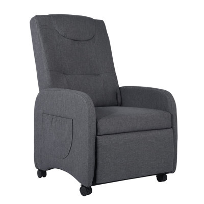 Swivel Recliner with Footstool