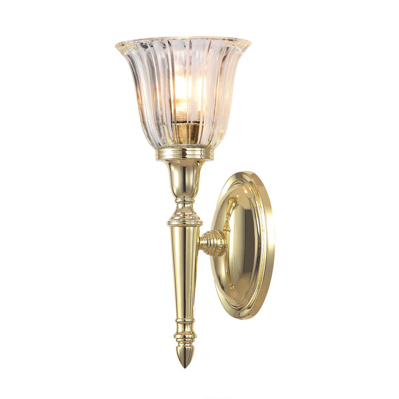 Meuble-lavabo 1 lumière Dryden, Laiton poli