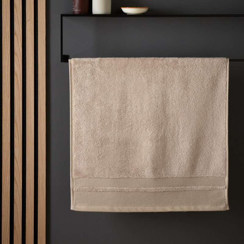 Zero Twist Cotton Modal Hand Towel, Beige