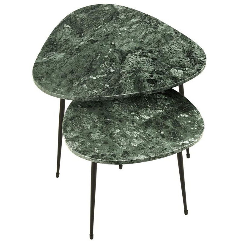 Kachine Marble Top Nesting Tables