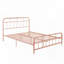 Lit en métal avec tête de lit et pied de lit arrondis-587989328-587989329