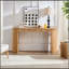 Console moderne 59,05 po avec tiroir pour le vestibule et rayures verticales uniques-1077436971