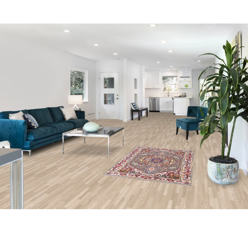 Tapis indien gris en laine 3x5