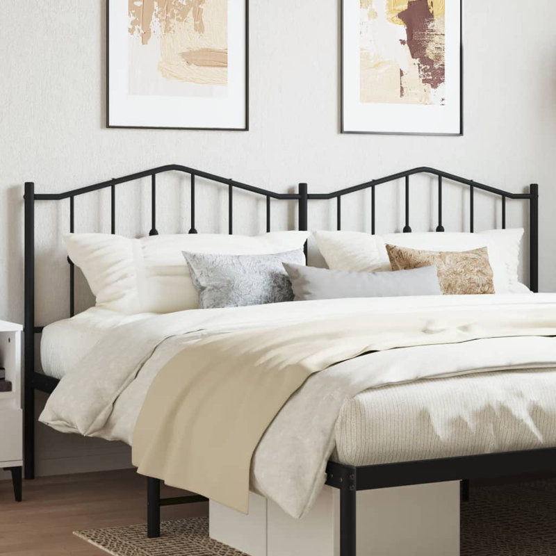 Bayhills Headboard, Black, 98cm H x 206cm W x 4cm D