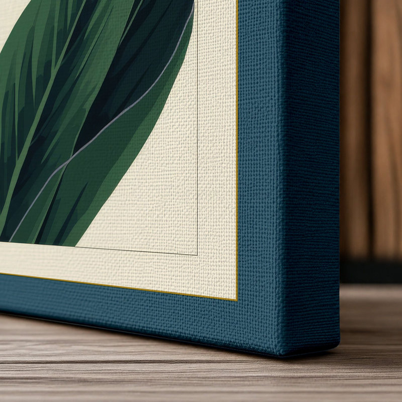 Print, 30x20 - 76.2 x 50.8 cm, Teal Border