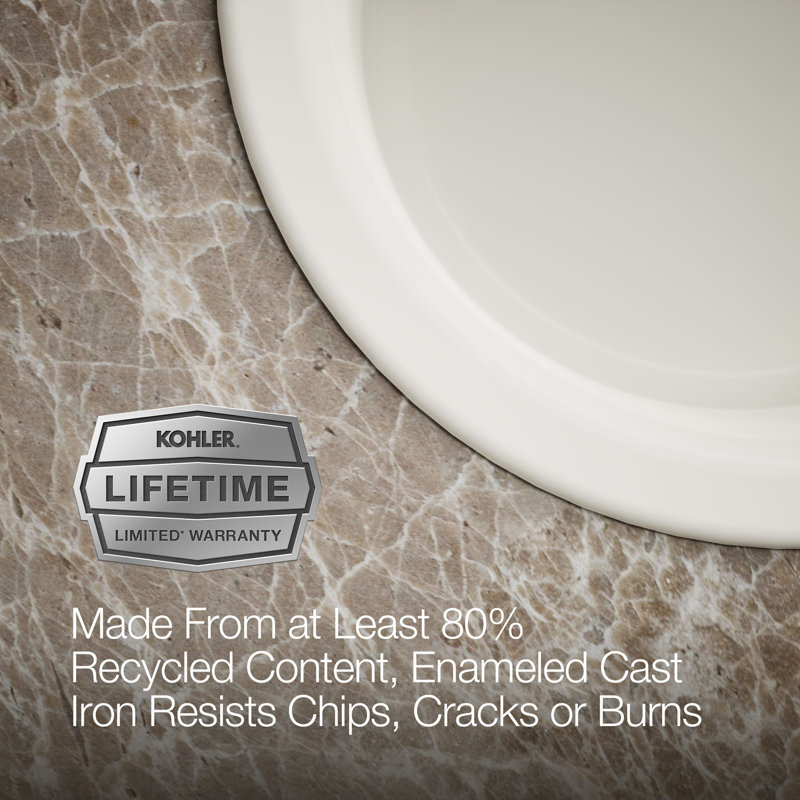 Porto Fino™ Top-Mount/Under-Mount Bar Sink, Biscuit