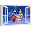 «Window View Christmas Tree»-98448916