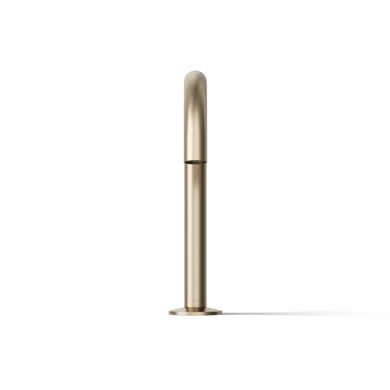 Components Bathroom Sink Faucet Spout With Tube Design 1.2 GPM, Bronze