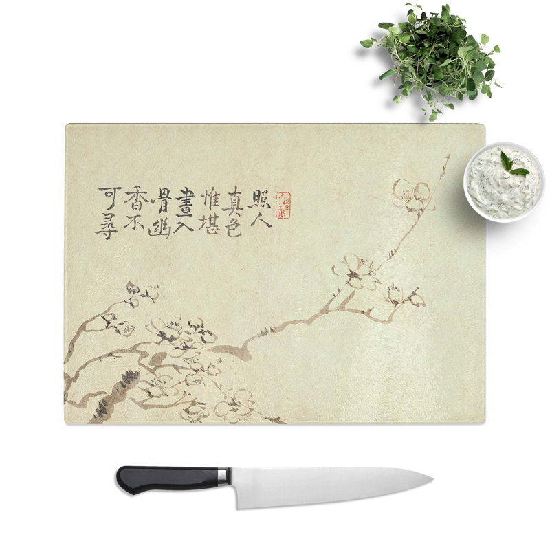 Glass Flowers Vol.3 by Wang Shishen Chopping Board, 28.5 cm W x 20 cm L