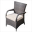 Ensemble de 2 fauteuils de patio en osier avec coussin (ensemble de 2)-1134374232