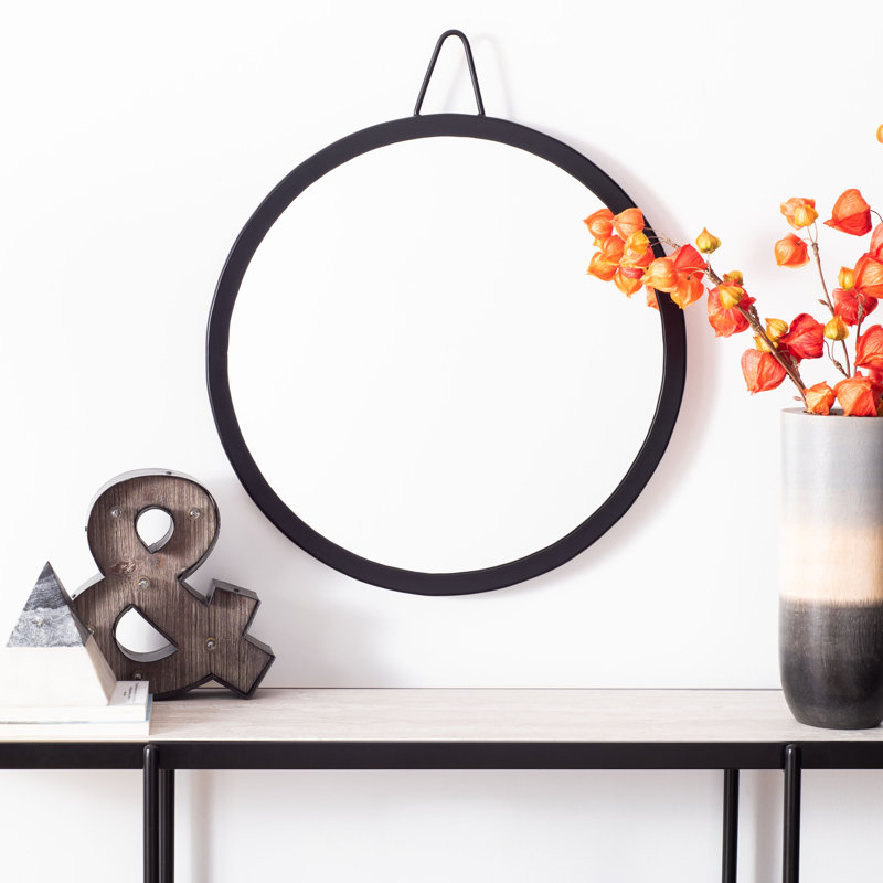 Brunston Metal Flat Wall Mirror
