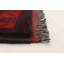 Tapis zone en laine rouge 3 pi 5 po x 4 pi 10 po one-of-kind à la main-noué la 2010 esari turque Allaina