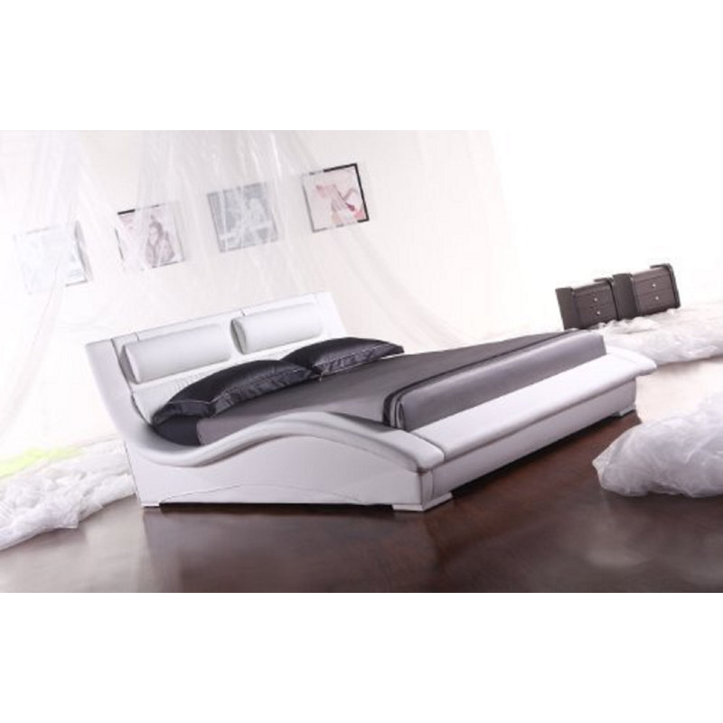 Lit plateforme en cuir Amkit Vegan
