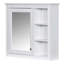 Armoire à pharmacie murale moderne avec miroir et 3 tablettes ouvertes-651800941