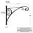 Florean Metal Bracket Plant Stand