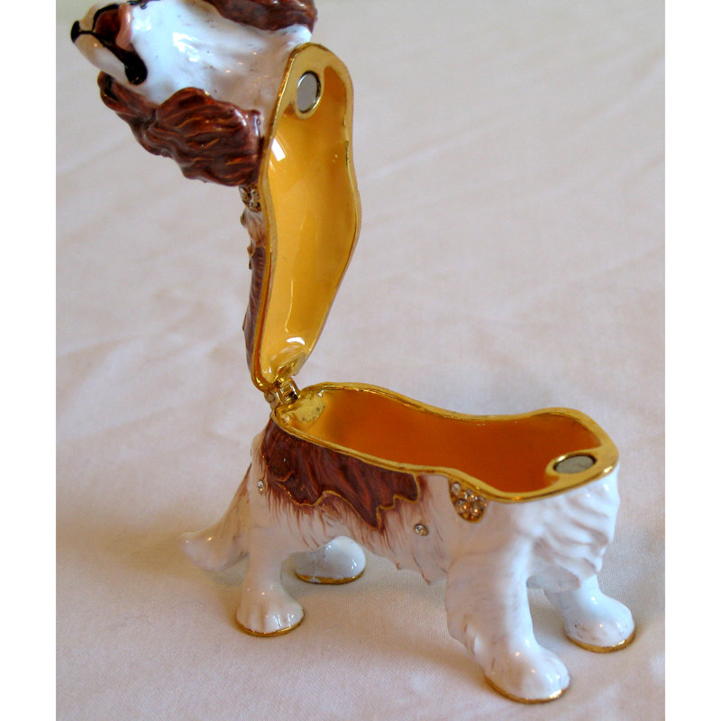 Boîte à bijoux robinets épagneul