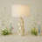 Layered Leaf Ceramic Table Lamp